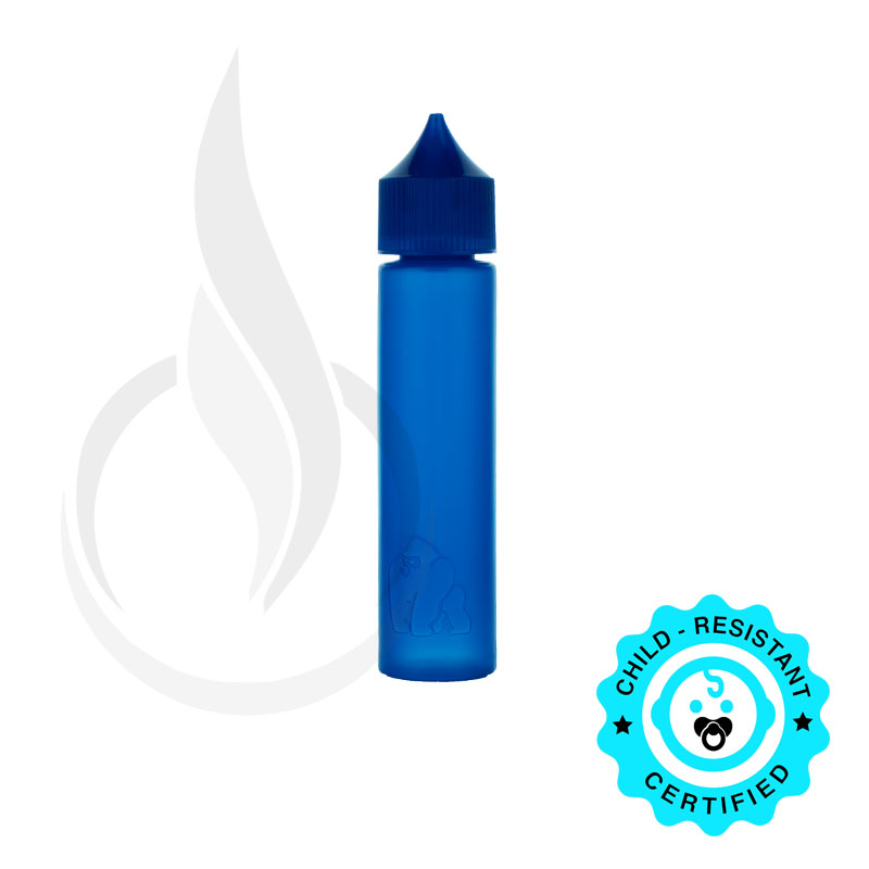 60ML LDPE Plastic NAVY BLUE CHUBBY GORILLA W/CRC NAVY BLUE CAP